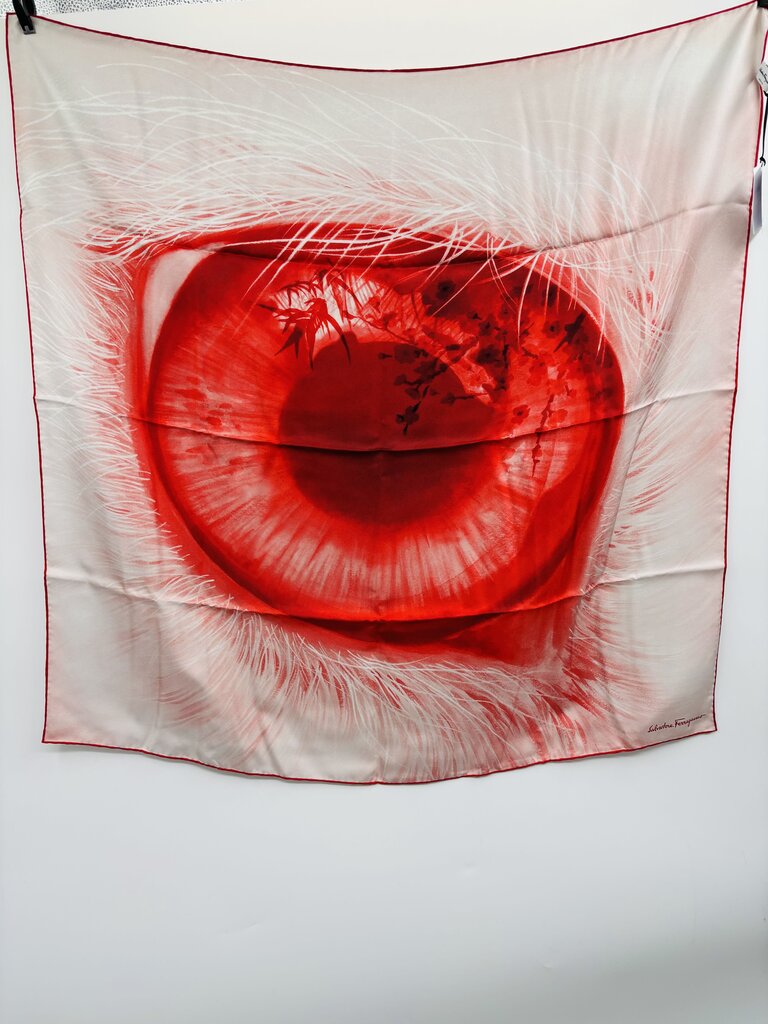 Ferragamo Scarf Red
