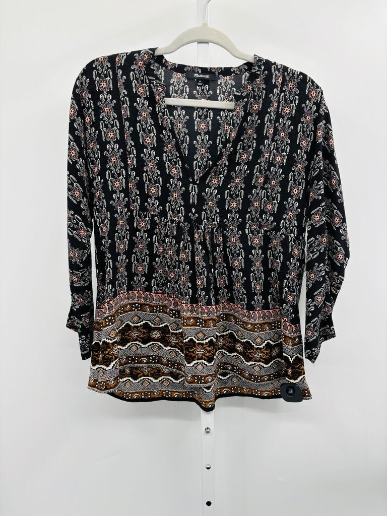 Madewell Blouse Black XS