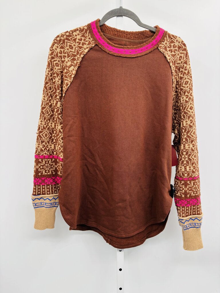 We the Free Sweater Brown S