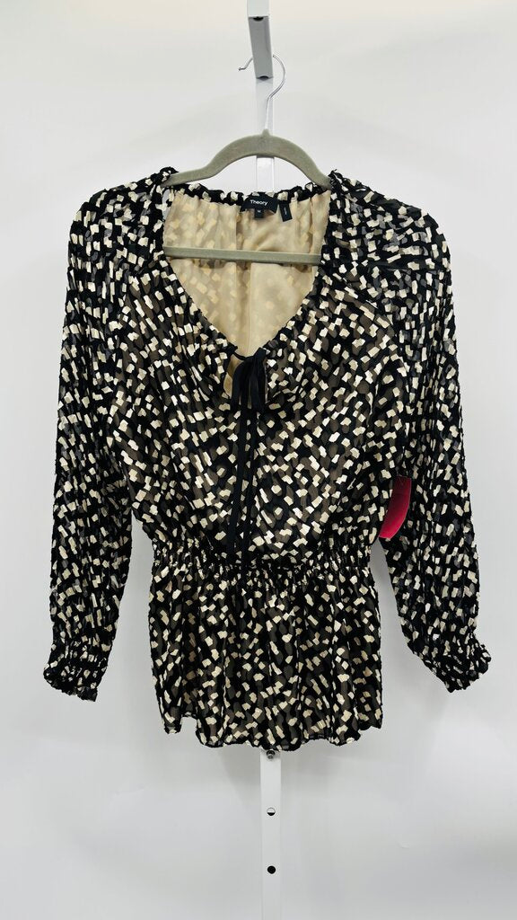 Theory Blouse Black M