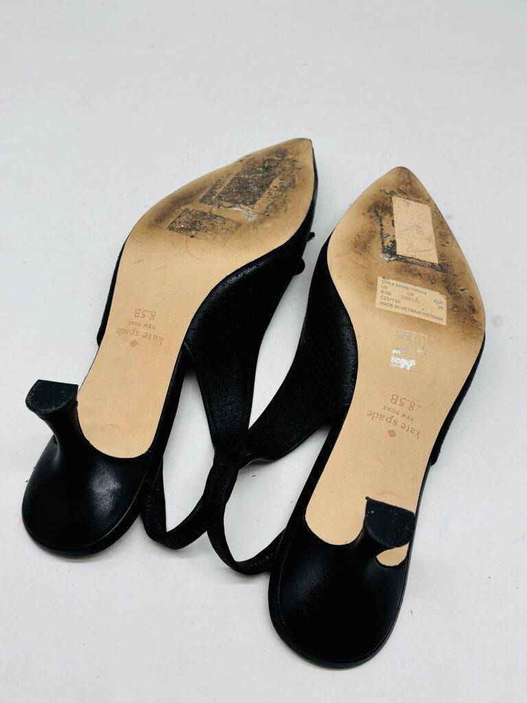 Kate Spade Slingbacks Black 8.5