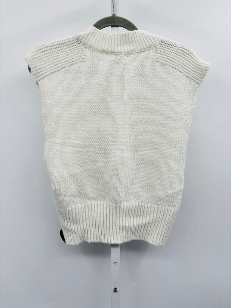 Maeve Sweater Vest White L
