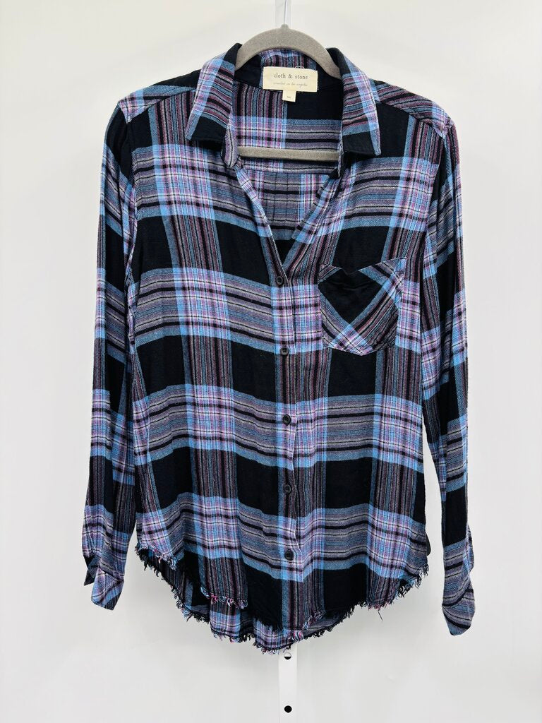 Cloth & Stone Shirt Blue M