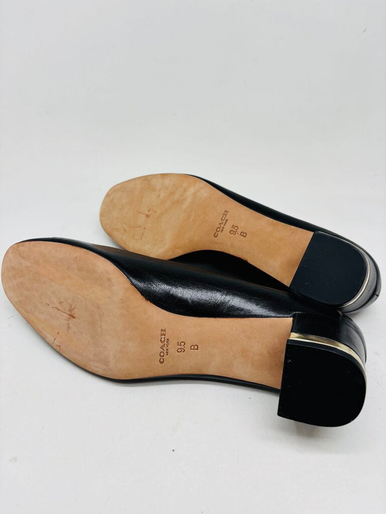 Coach Heels Black 9.5