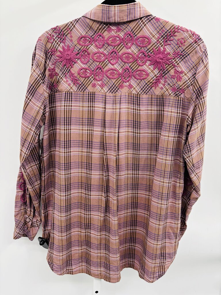 Johnny Was Workshop Shirt Purple S