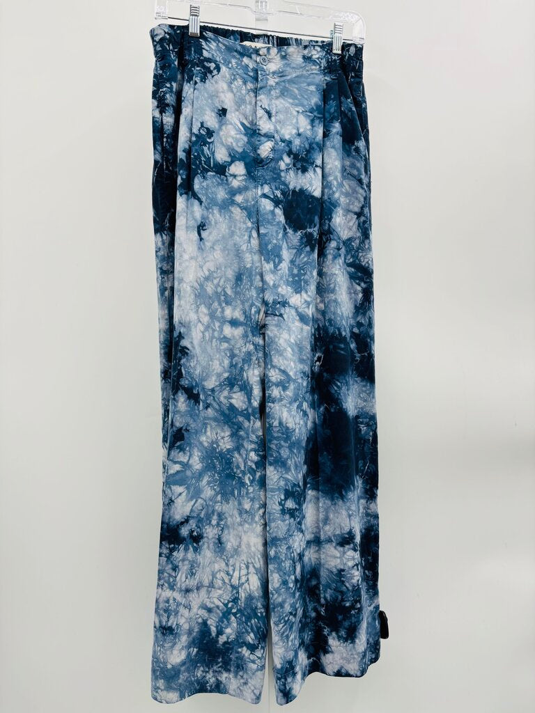 Cloth & Stone Pants Wide Leg Navy L
