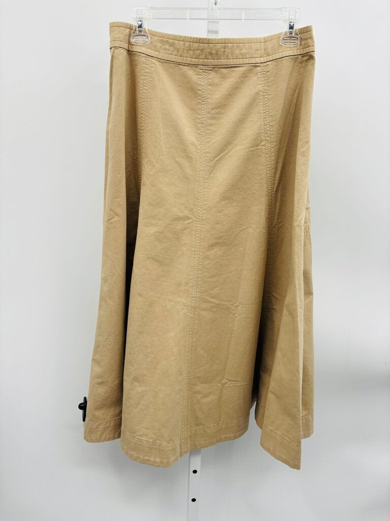 Everlane Skirt Midi Khaki 8