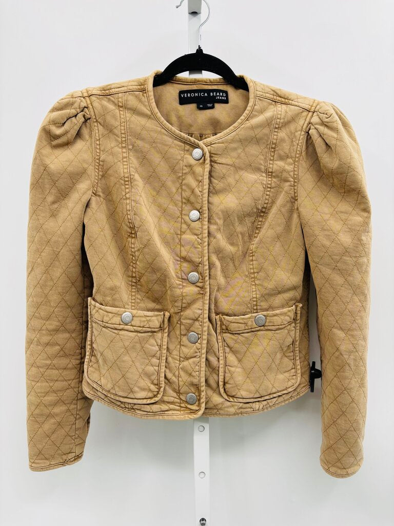 Veronica Beard Jacket Tan XS