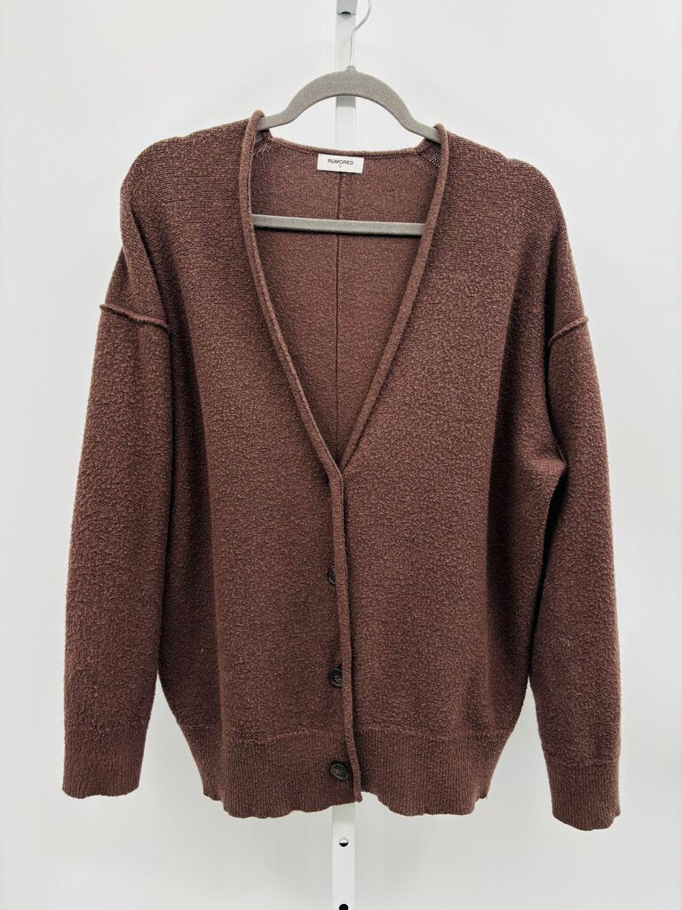 Rumored Cardigan Brown S