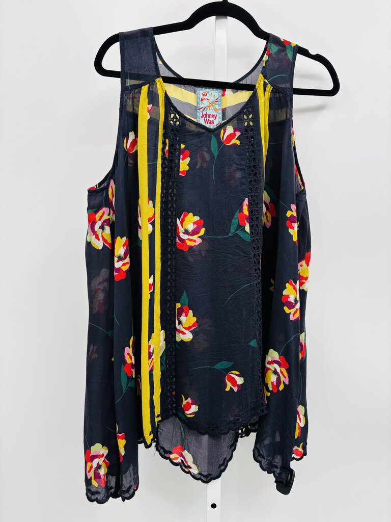 Johnny Was Blouse Black XL