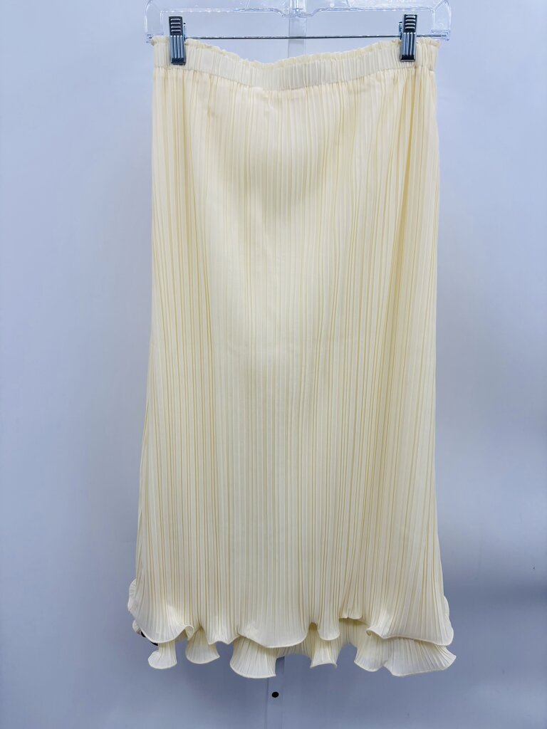Anthropologie Skirt Midi Yellow S