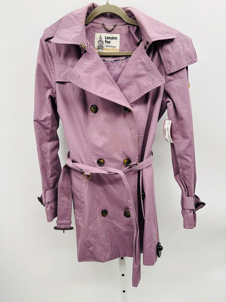 London Fog Trenchcoat Purple S