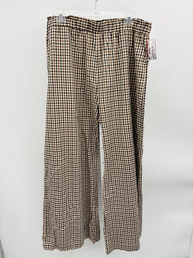 LA Relaxed Pants Wide Leg Brown XL
