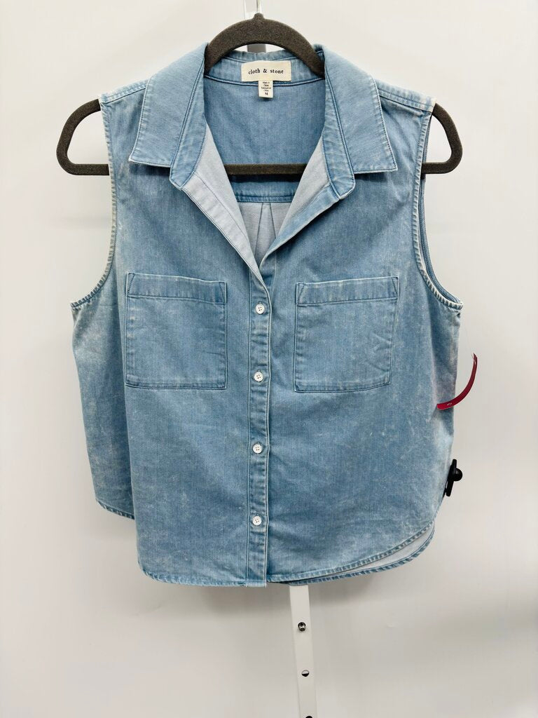 Cloth & Stone Top Denim M