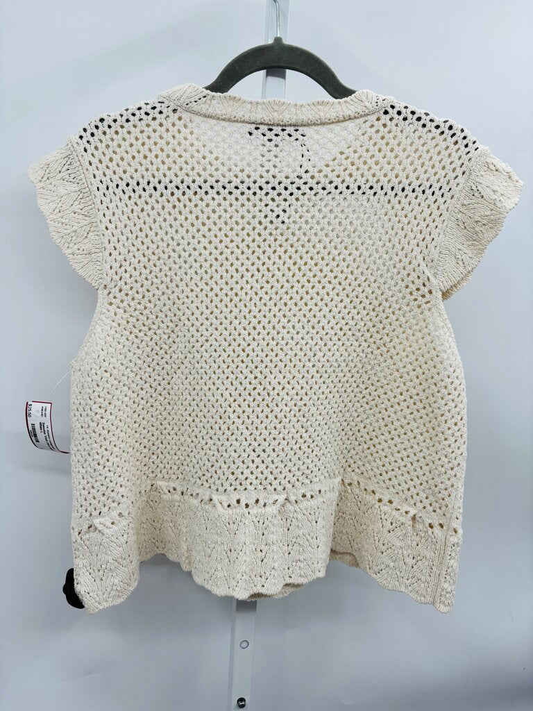 Zara Sweater Vest White L