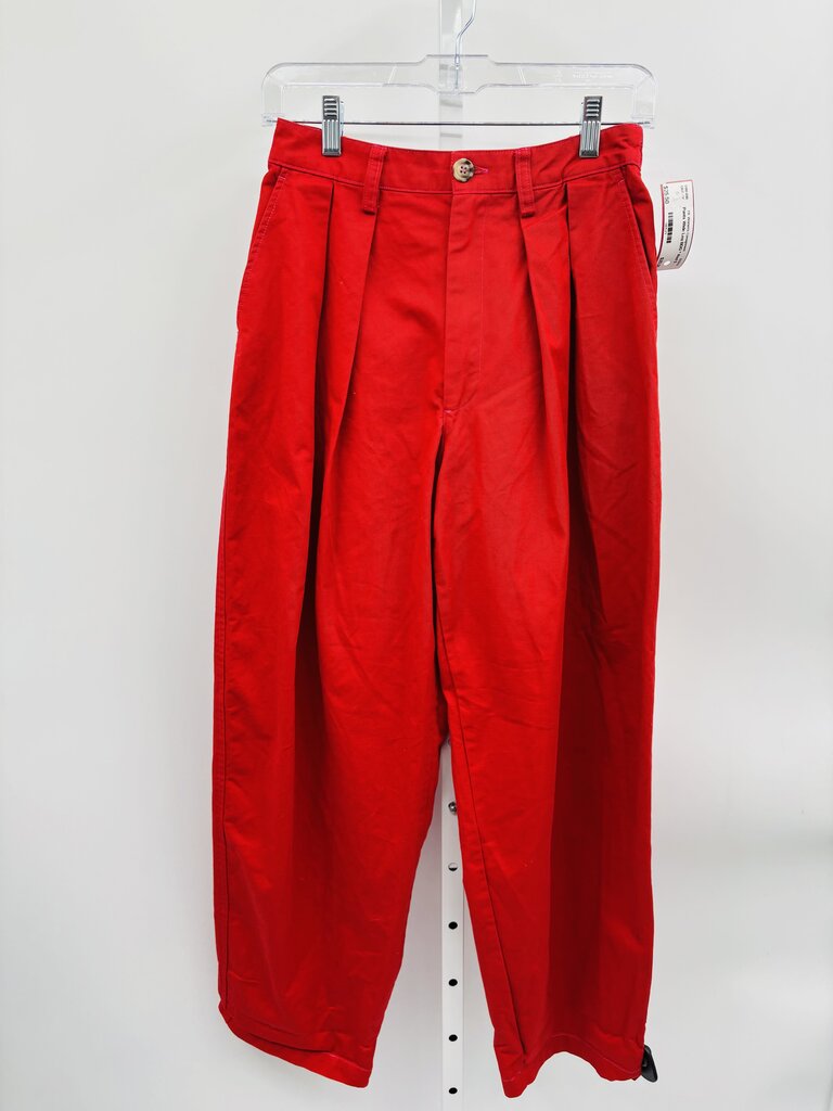 BDG Pants Wide Leg Red S