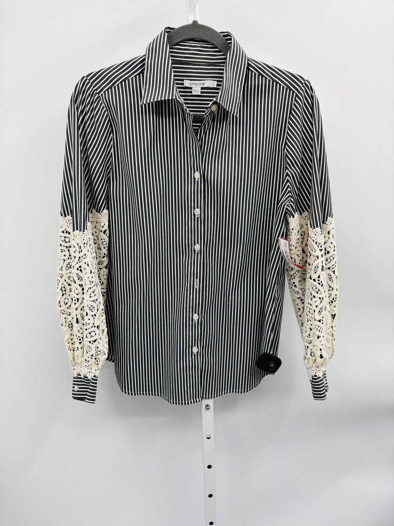 Chico's Shirt Plus Black 1X