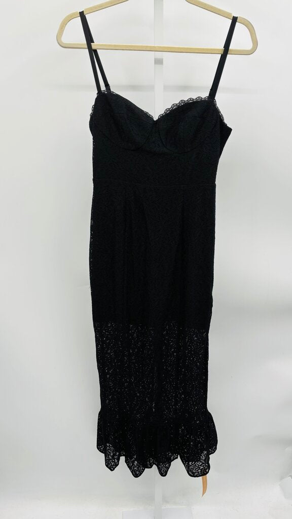 Reformation Dress Black 2