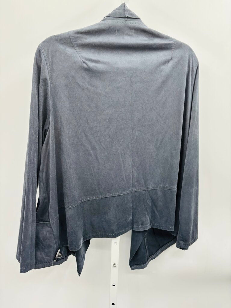 Max Studio Jacket Plus Navy 1X