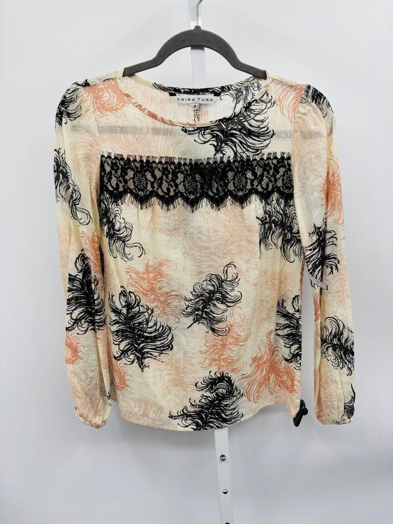 Trina Turk Blouse Beige XS