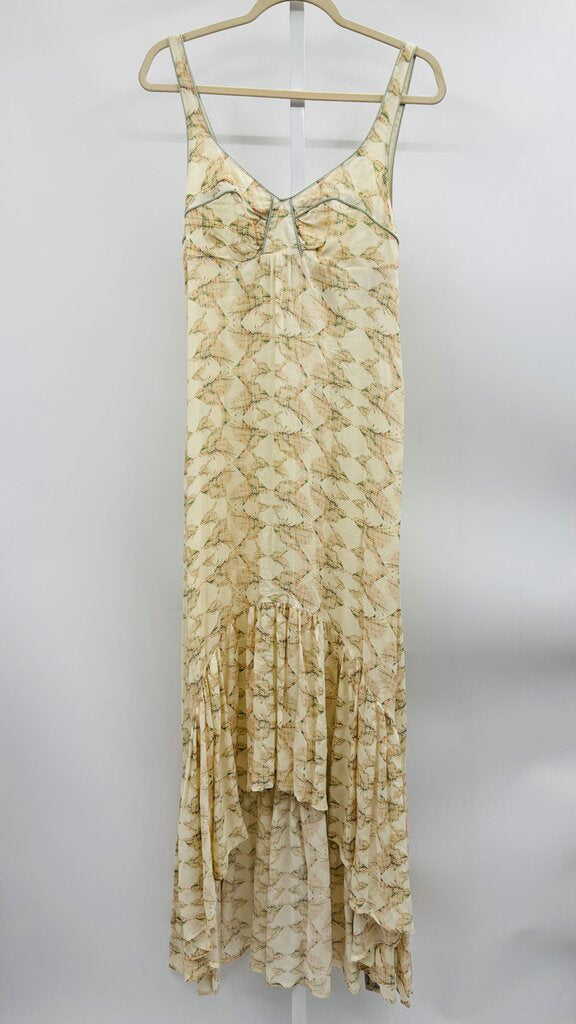 Free People Maxi Dress Beige 4