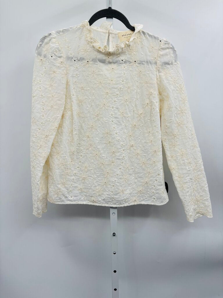 Sezane Blouse Beige S