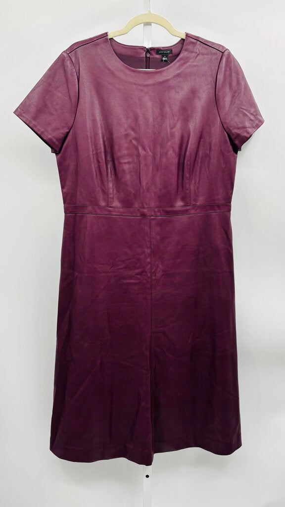 Ann Taylor Dress Purple 14