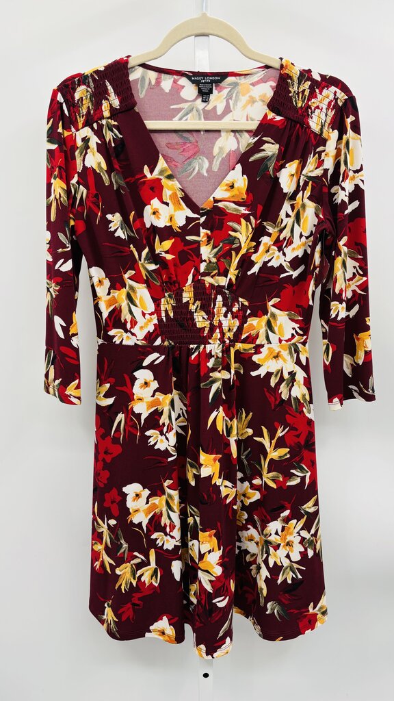 Maggy London Dress Burgundy 6
