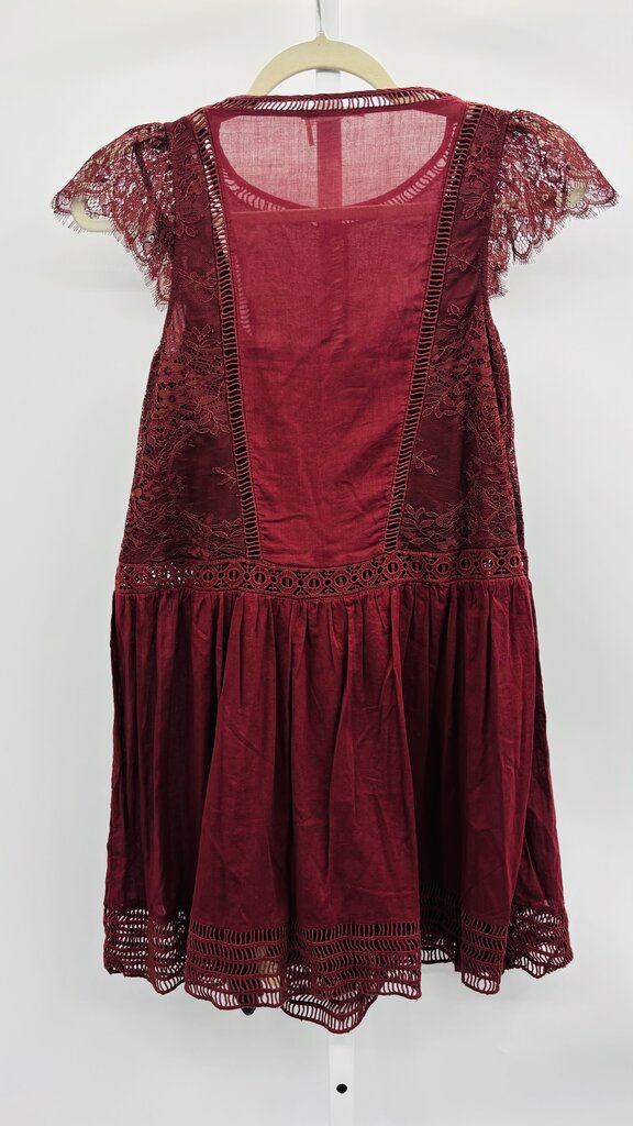 Floreat Dress Burgundy 4