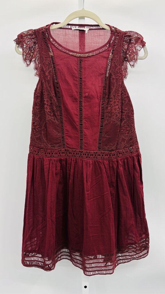 Floreat Dress Burgundy 4
