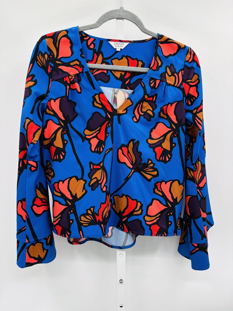 Crosby by Mollie Burch Blouse Blue XS