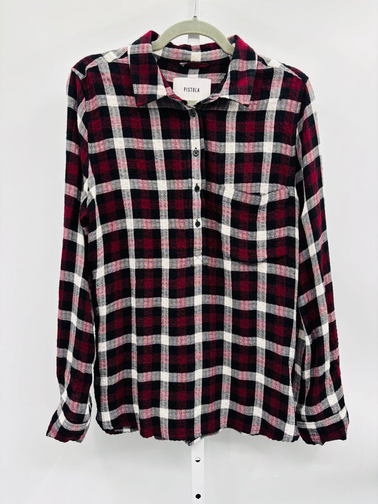 Pistola Shirt Burgundy L