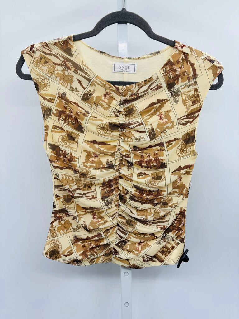 Sage Top Beige S