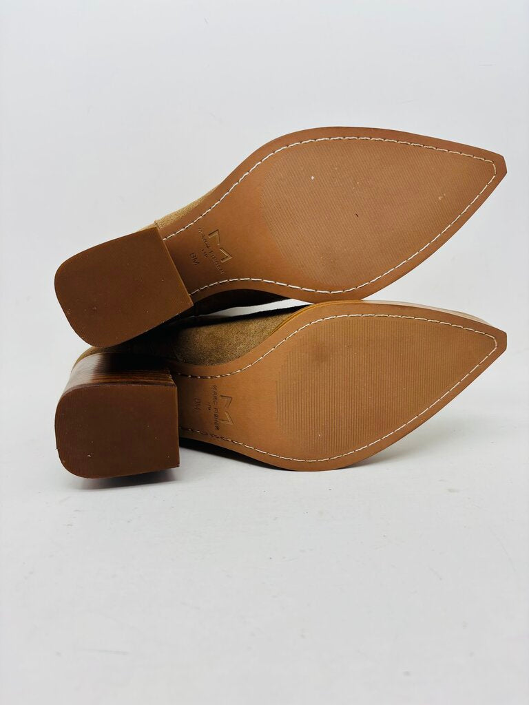 Marc Fisher Ankle Boots Tan 8