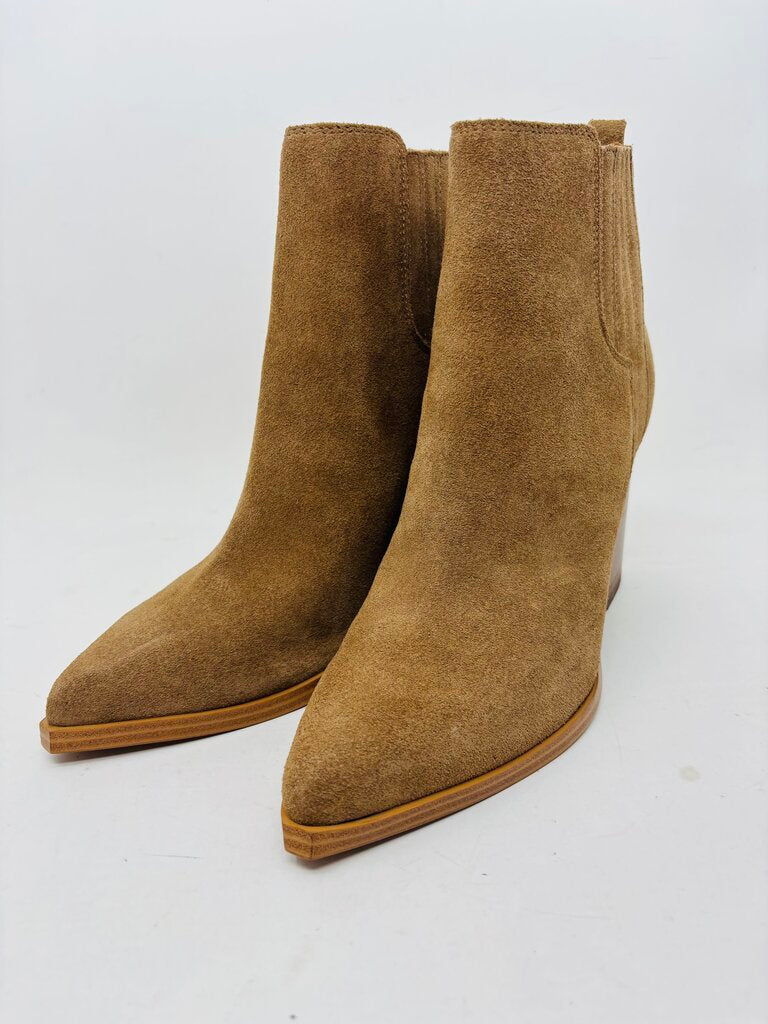 Marc Fisher Ankle Boots Tan 8