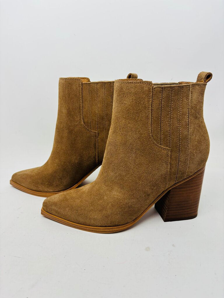 Marc Fisher Ankle Boots Tan 8