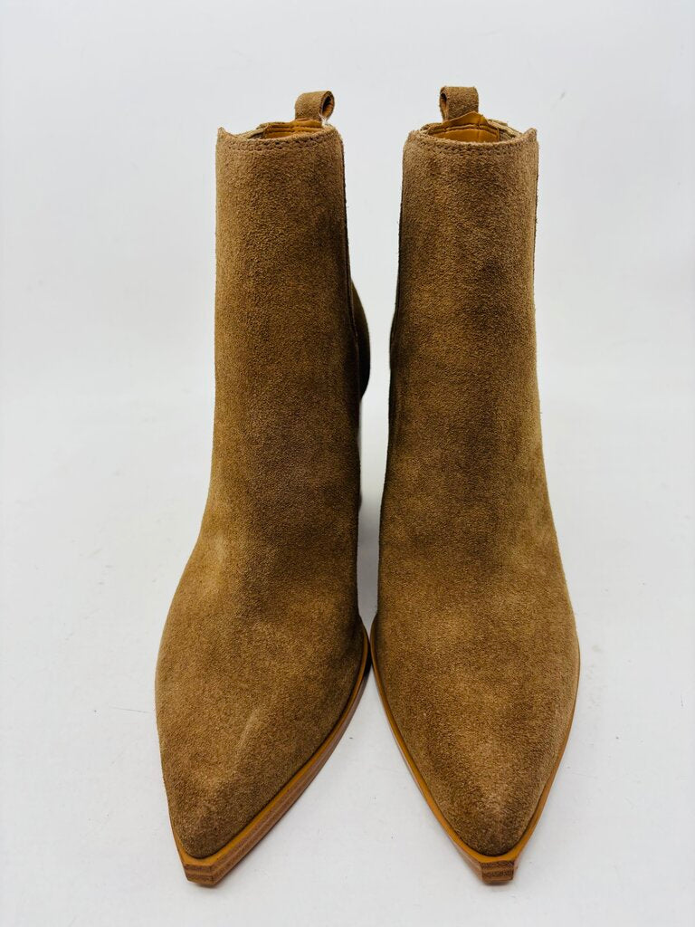 Marc Fisher Ankle Boots Tan 8