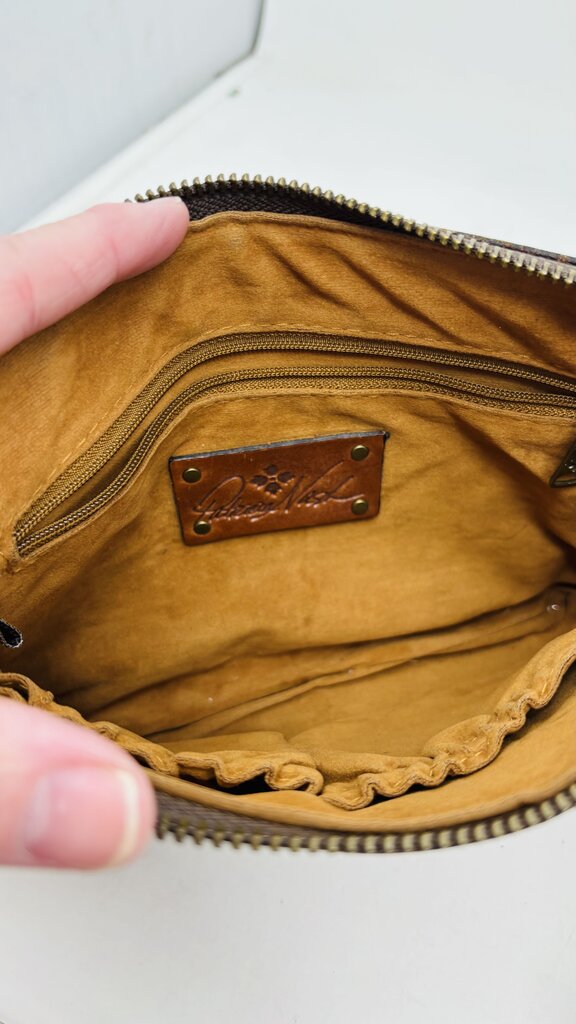 Patricia Nash Wristlet Brown