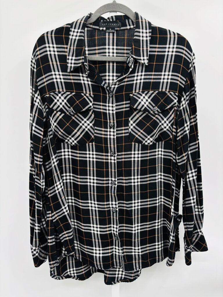 Sanctuary Shirt Black M