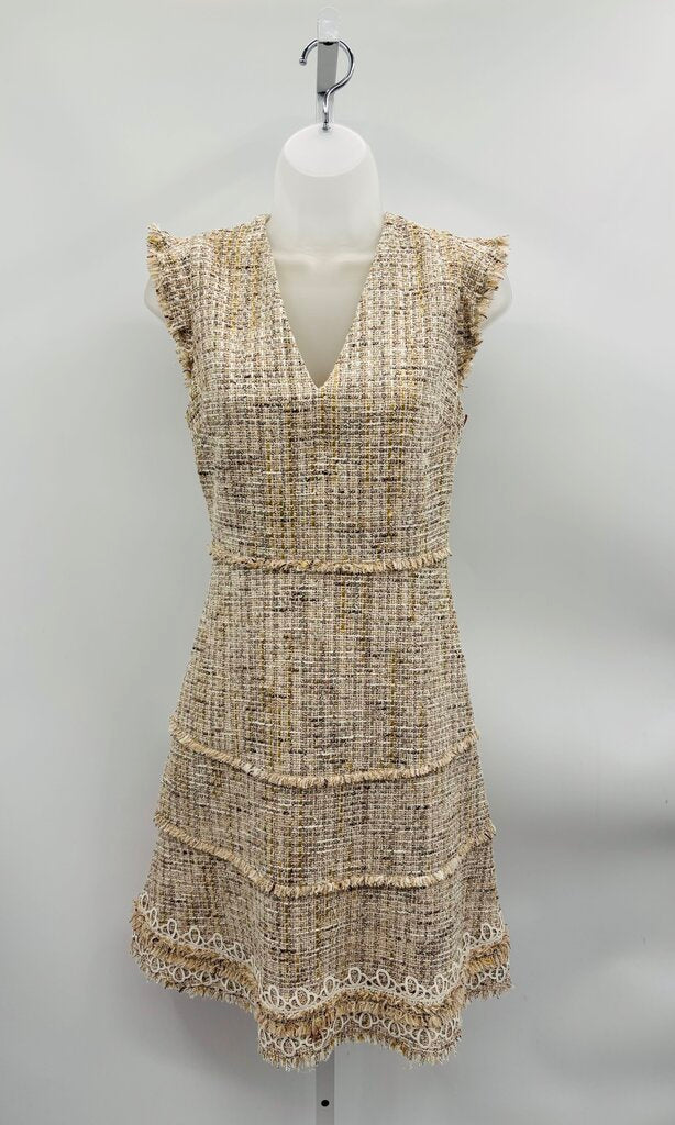 Elie Tahari Dress Beige 6