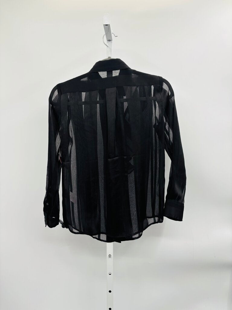 Banana Republic Blouse Black XXS