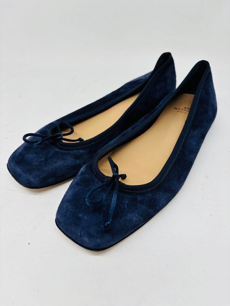 Ann Mashburn Flats Navy 8.5