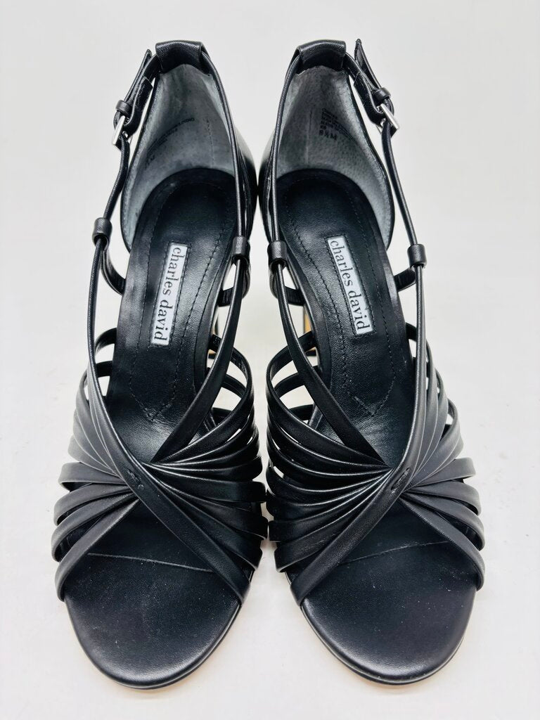 Charles David Heels Black 8.5