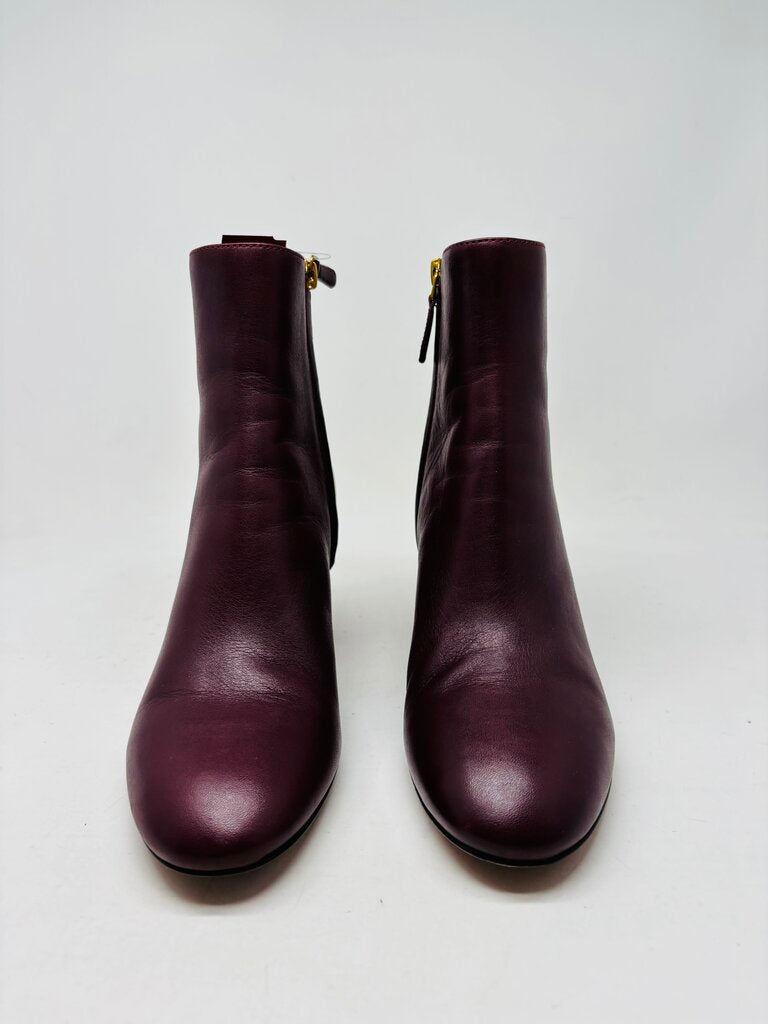 Tory Burch Ankle Boots Burgundy 9