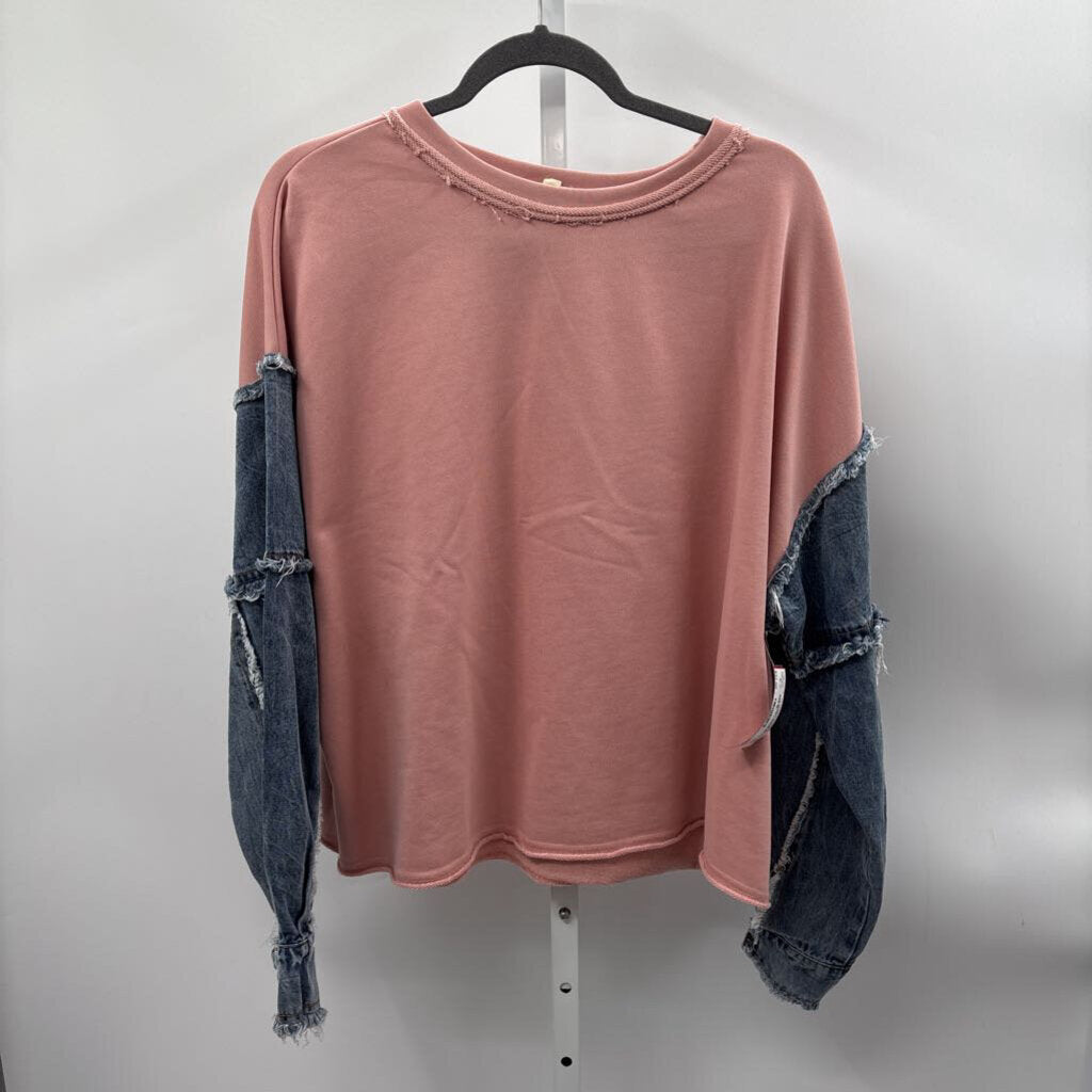 Easel Sweatshirt Pink M