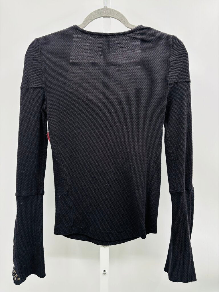 Free People Top Black S