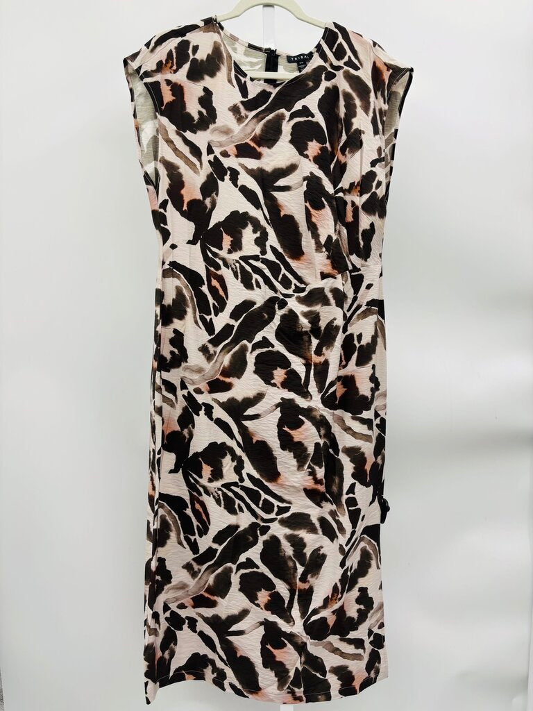 Tribal Dress Beige M