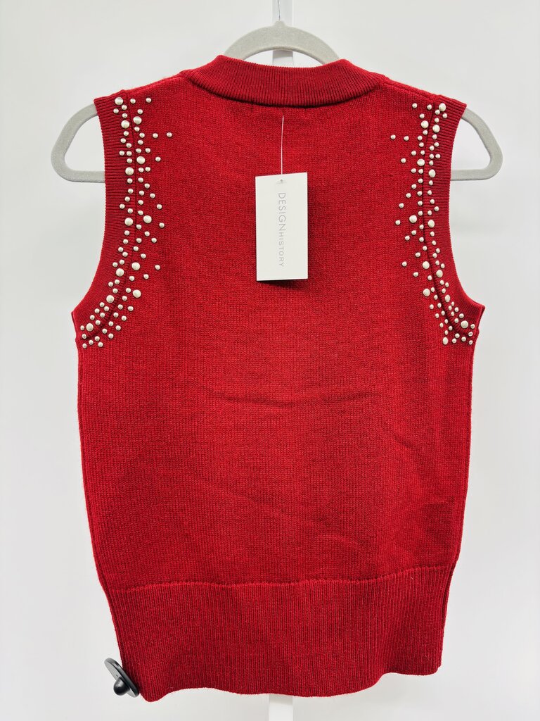 Design History Sweater Vest Burgundy S