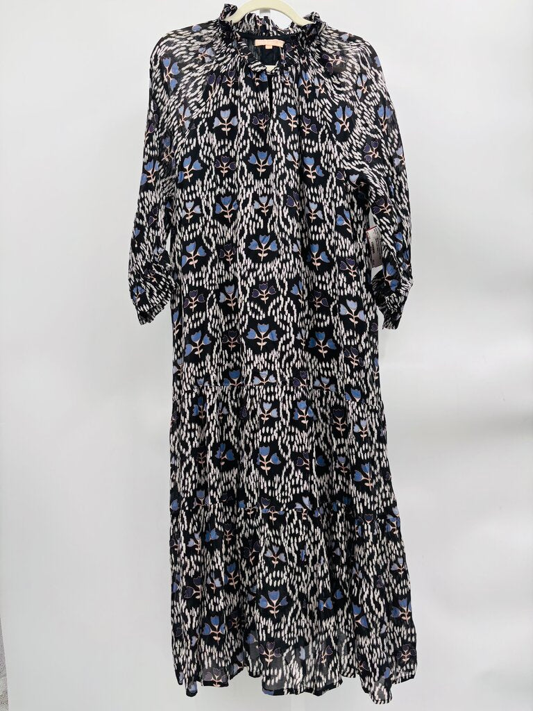 Azure and Indigo Maxi Dress Black L