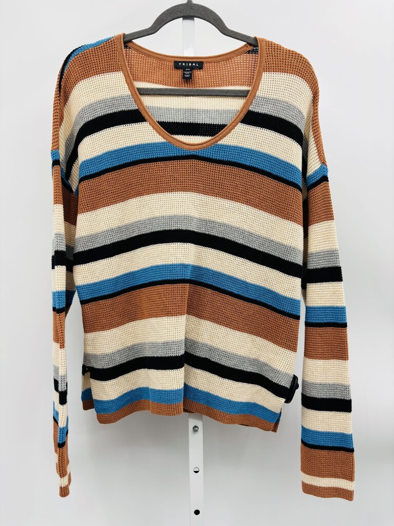 Tribal Sweater Tan M